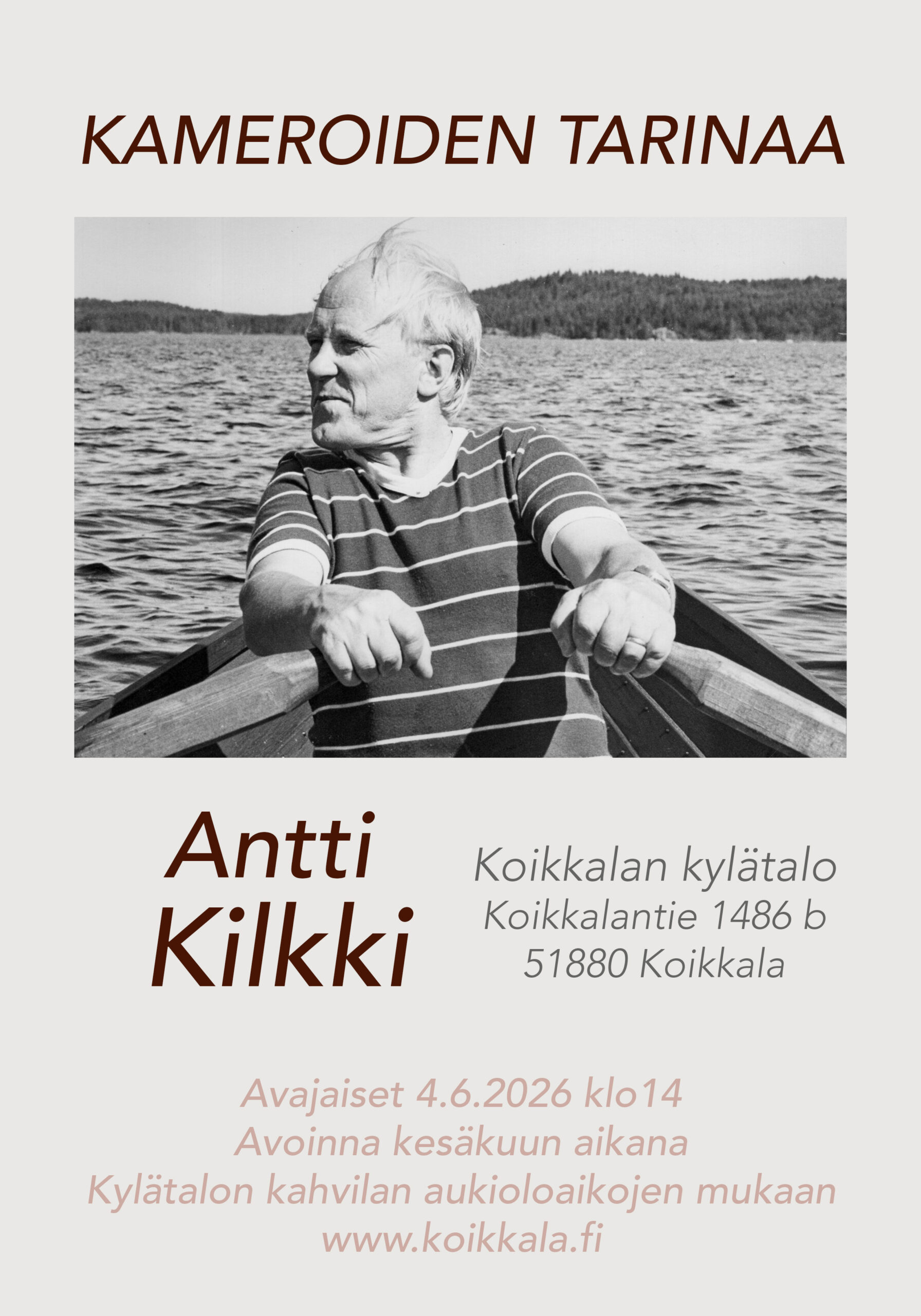 Antti Kilkin valokuvanäyttely Kylätalolla